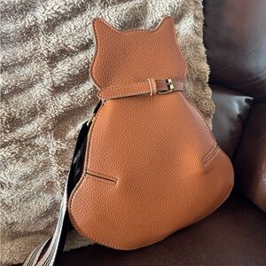 Cat-Shaped Crossbody Bag